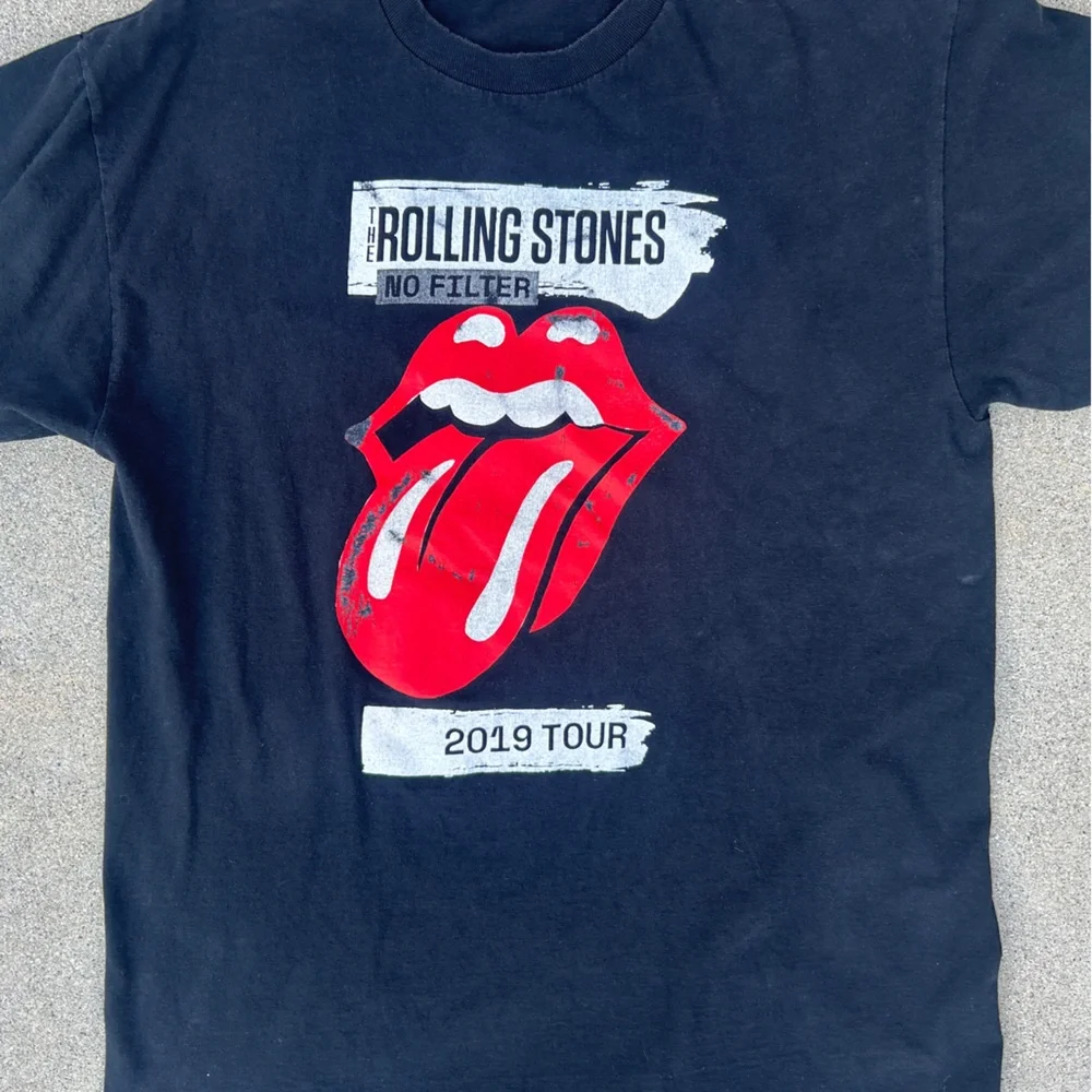 Rolling Stones T-Shirt Heavyweight 100% Cotton Men Size Large Made in Mexico - Picture 2 of 9